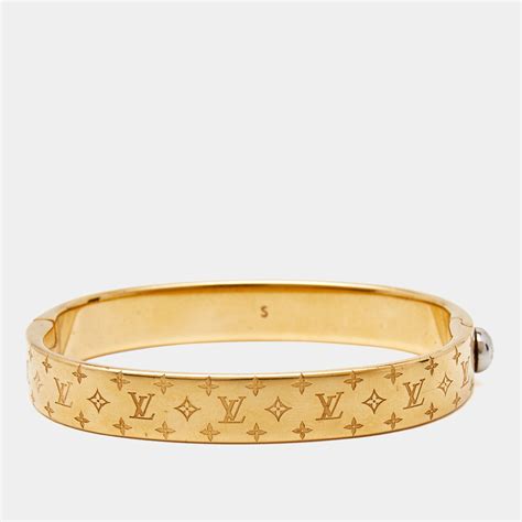 louis vuitton gold cuff bracelet small vs medium|Nanogram Bracelet S00 .